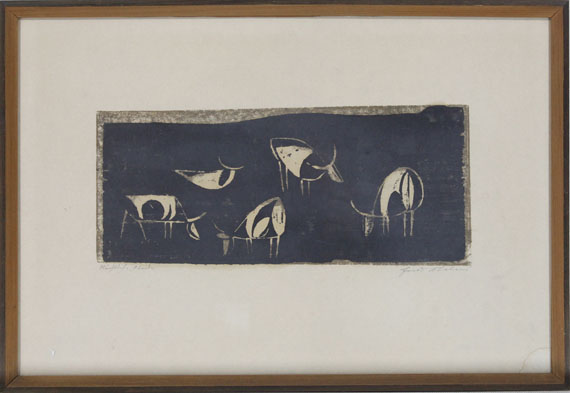 Ewald Mataré - Nächtliche Weide - Frame image