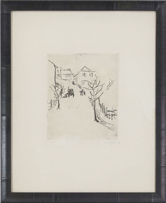 Emil Nolde - Dorfstraße - Frame image