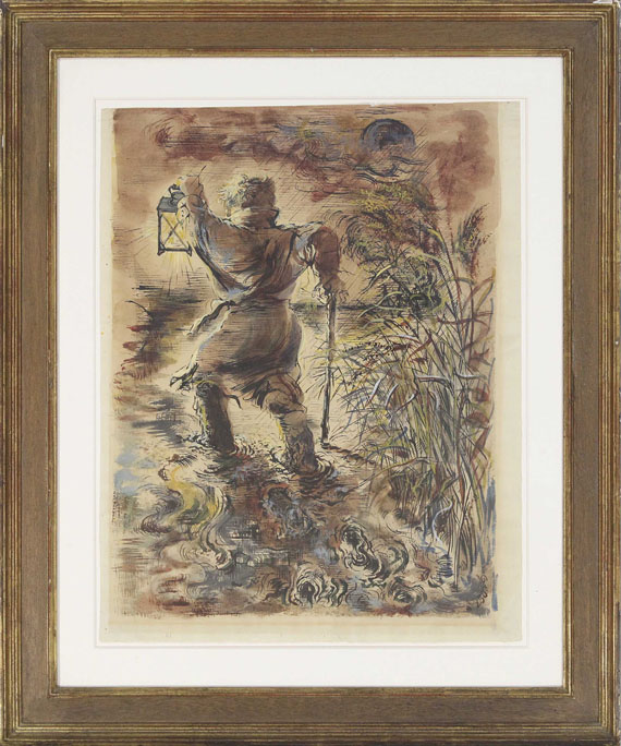 George Grosz - The Wanderer - Frame image