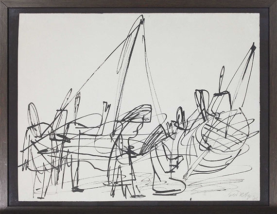 Ernst Wilhelm Nay - Ostseefischer - Frame image