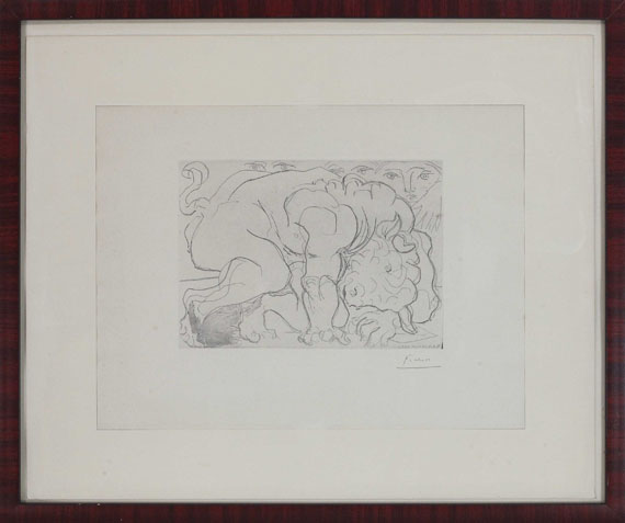 Pablo Picasso - Minotaure blessé. VI - Frame image
