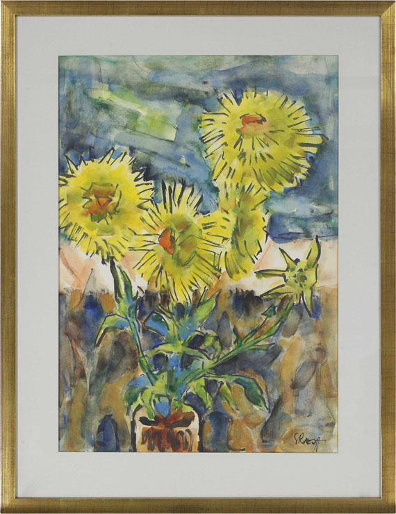 Karl Schmidt-Rottluff - Strahlblumen - Frame image