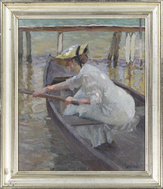 Edward Cucuel - Abendfahrt - Frame image