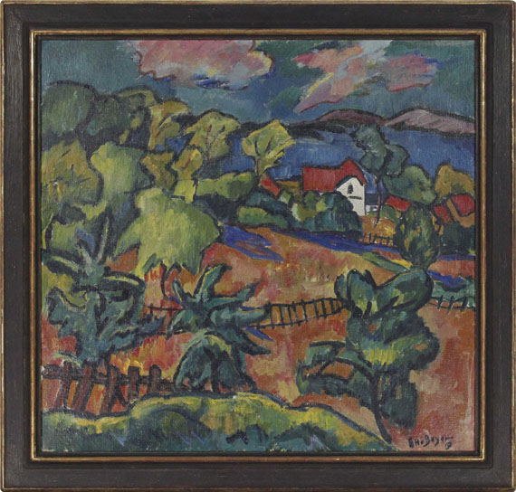 Otto Beyer - Landschaft bei Ferch am Schwielowsee - Frame image