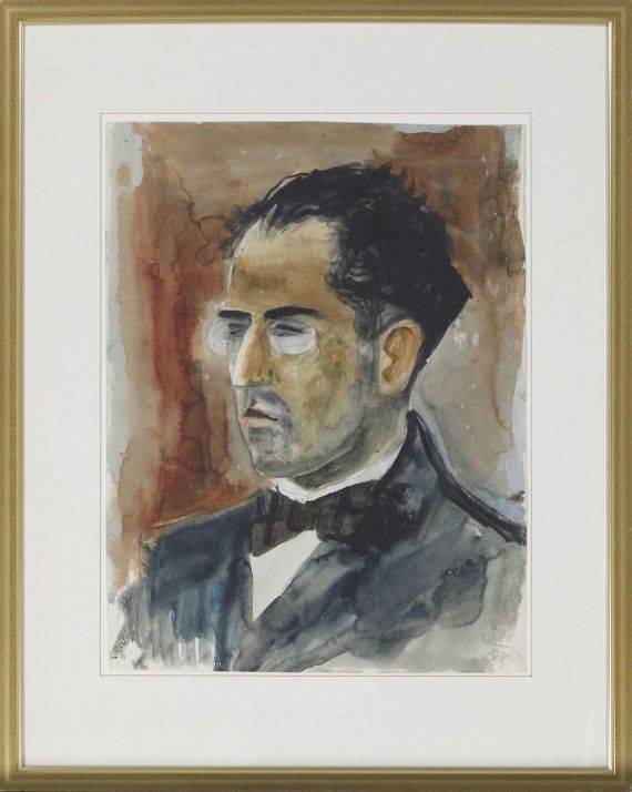 Otto Dix - Bildnis Arthur Kaufmann - Frame image