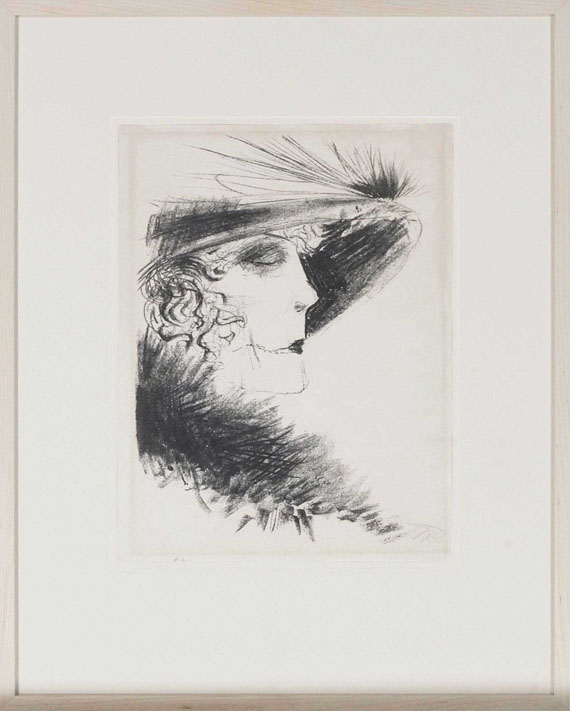 Otto Dix - Dame mit Reiher - Frame image