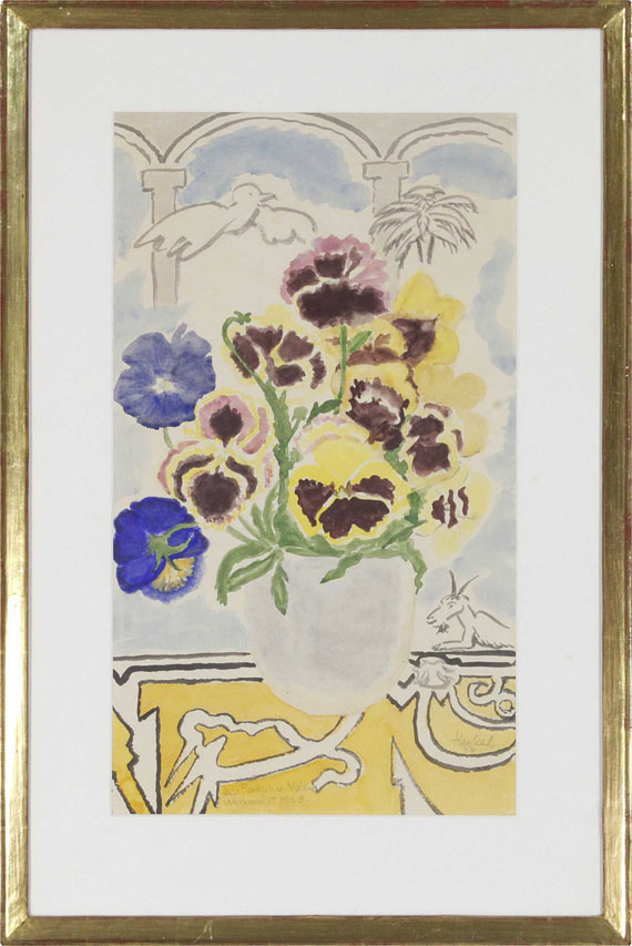 Erich Heckel - Blumenstilleben - Frame image