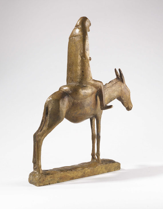Gerhard Marcks - Maultierreiter - Back side