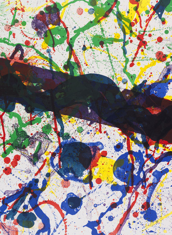 Sam Francis - 3 Bll.: Ohne Titel. Aus Michel Waldbergs Poèmes dans le ciel (SF-313/SF-314/SF-317) - 