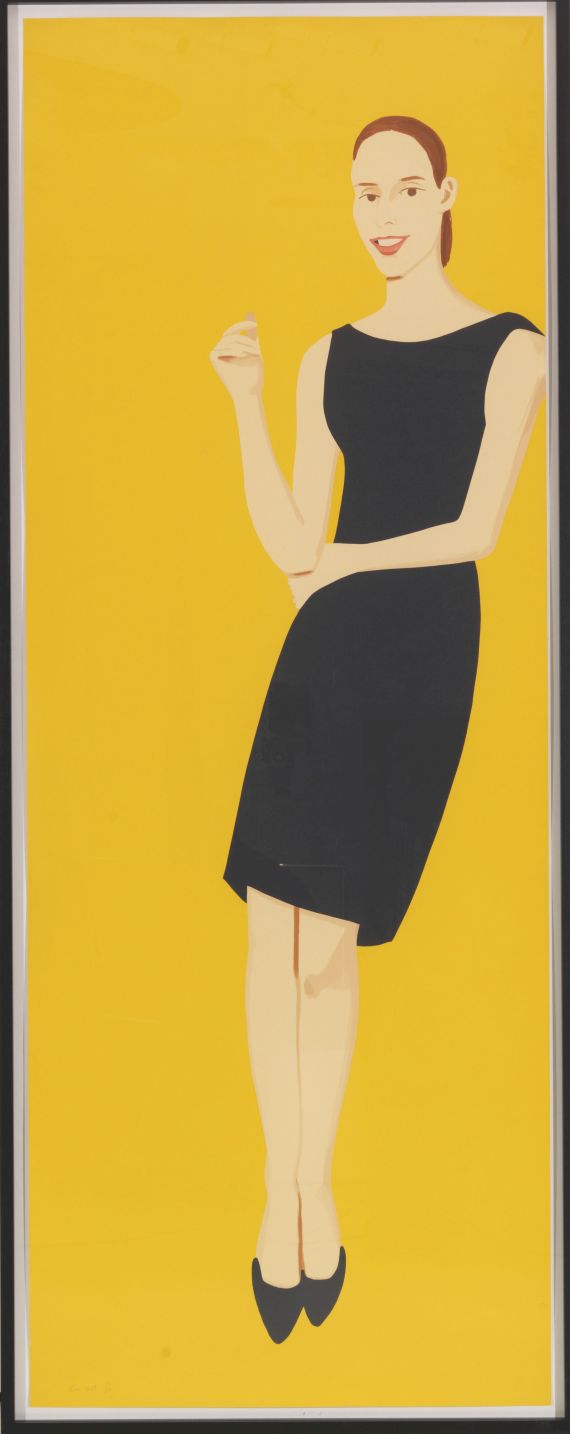 Alex Katz - Black Dress 5 (Ulla) - Frame image