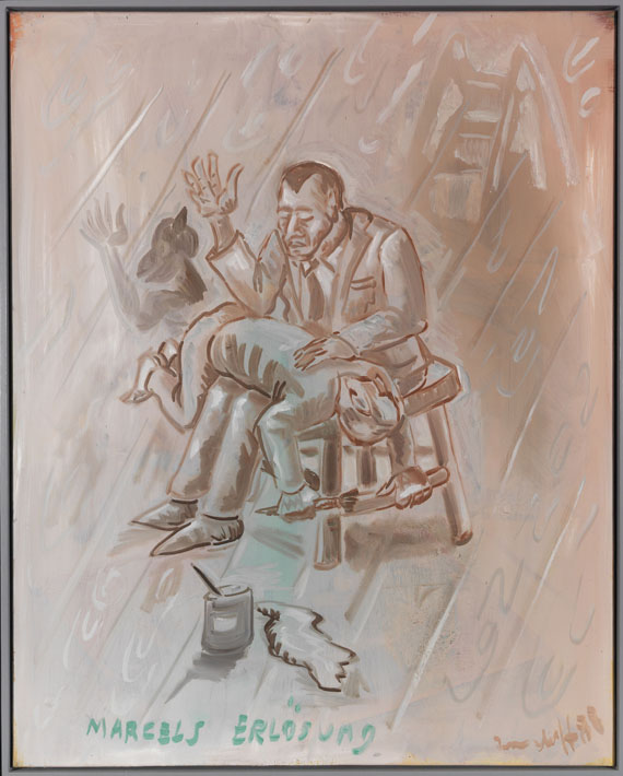 Jörg Immendorff - Marcels Erlösung - Frame image