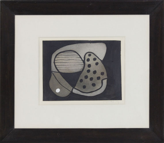 Fritz Winter - Graue Formen - Frame image