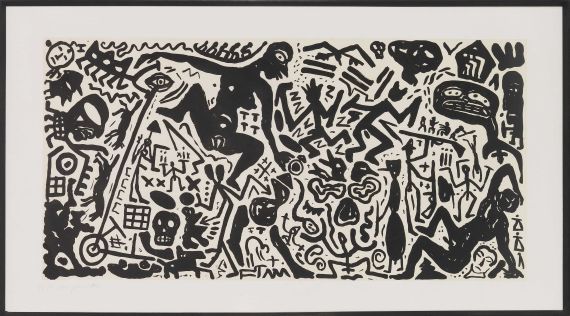 A. R. Penck (d.i. Ralf Winkler) - Ohne Titel - Frame image