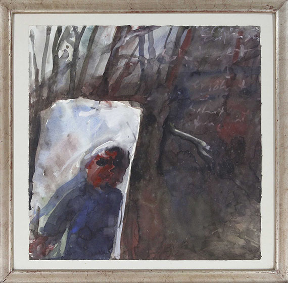 Klaus Fußmann - Selbst im Spiegel - Frame image