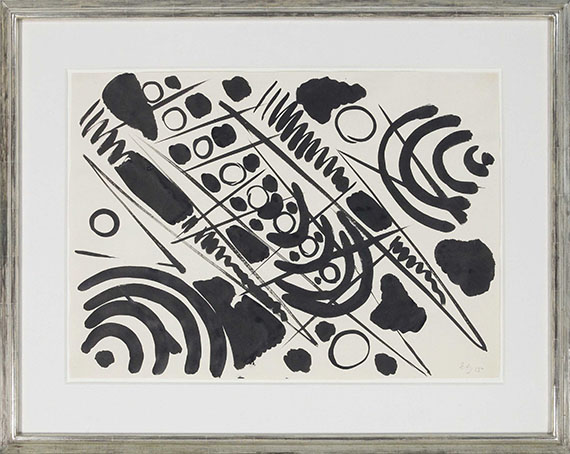 Ernst Wilhelm Nay - Rhythmische Komposition - Frame image