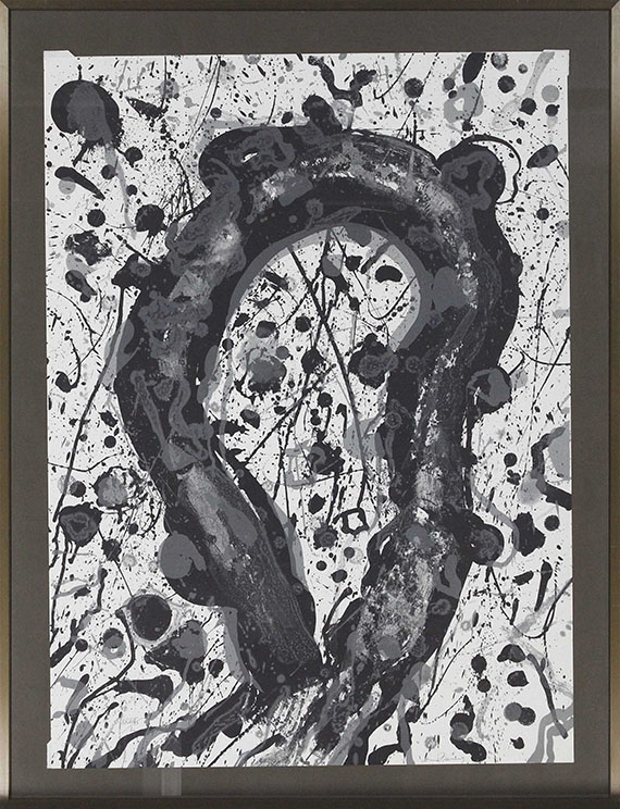 Sam Francis - 3 Bll.: Ohne Titel. Aus Michel Waldbergs Poèmes dans le ciel (SF-313/SF-314/SF-317) - Frame image
