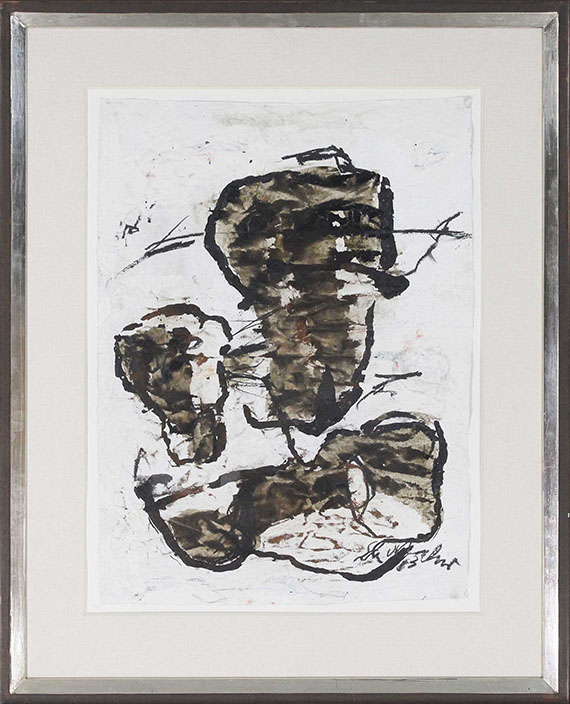 Emil Schumacher - G-1/1983 - Frame image