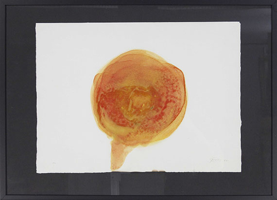 Otto Piene - Feuergouache - Frame image