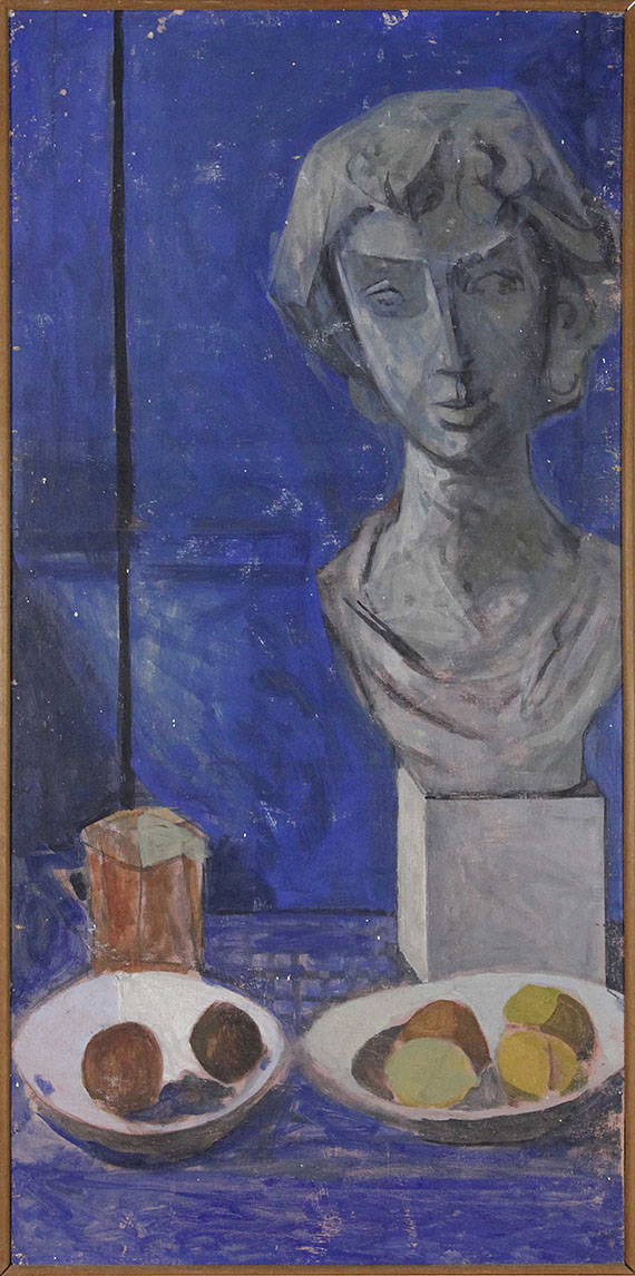 Joaquín Peinado - Stilleben mit Büste - Frame image