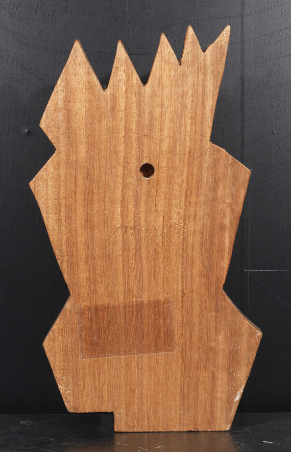 Heinz Mack - Kleines Holzrelief - Back side
