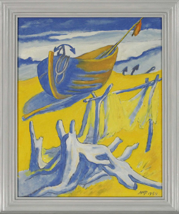 Hermann Max Pechstein - Am Ostseestrand - Frame image