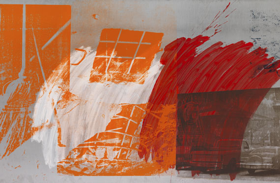 Robert Rauschenberg - County Sweep (Galvanic Suite) - 