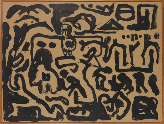 A. R. Penck (d.i. Ralf Winkler) - Begegnung L - Frame image