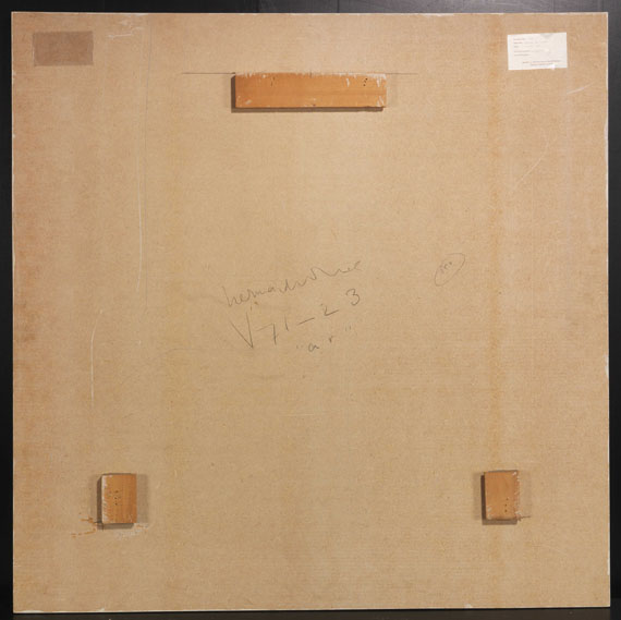 Herman de Vries - V71 - 23 "ar" - Back side