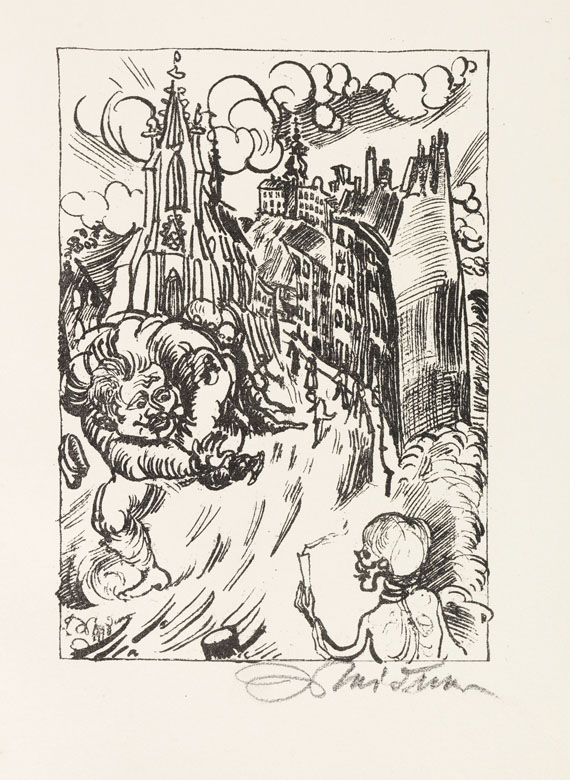 Ludwig Meidner - Septemberschrei - 