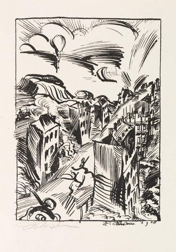 Ludwig Meidner - Septemberschrei - 
