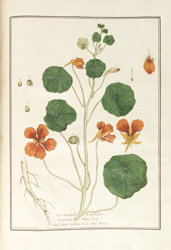 Nicolas Francois Regnault - La botanique mise à la portée. 3 Bände