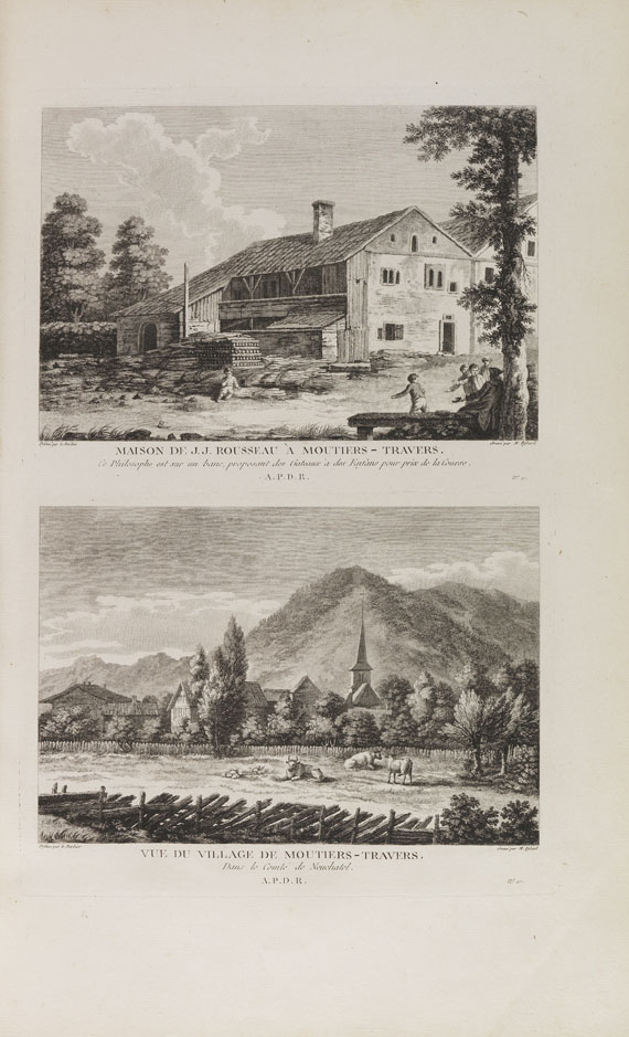 Béat Fidelé Antoine de Zurlauben - Tableaux de la Suisse. 5 Bände in 4 - 