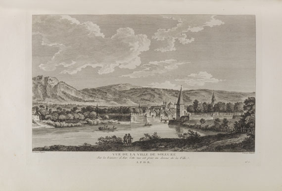 Béat Fidelé Antoine de Zurlauben - Tableaux de la Suisse. 5 Bände in 4 - 