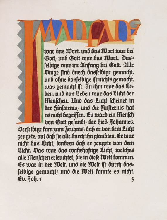 Franz Heckendorf - Das Johannis Evangelium - 