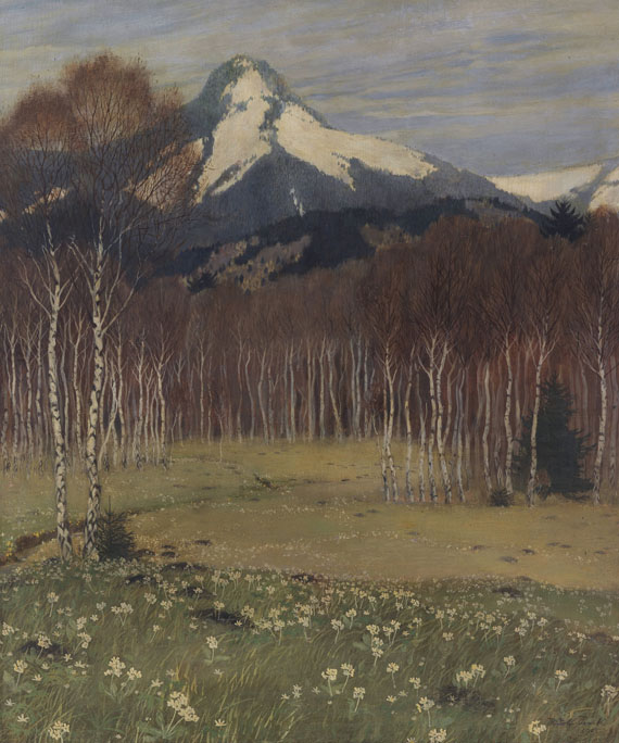 Rudolf Sieck - Vorfrühling in den Vorbergen