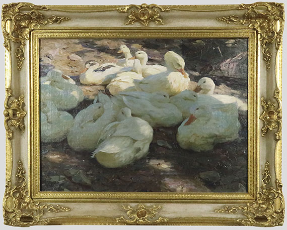 Alexander Koester - Liegende Enten - Licht und Schatten - Frame image