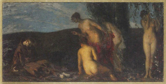 Carl von Marr - Die Versuchung des Heiligen Antonius - Frame image