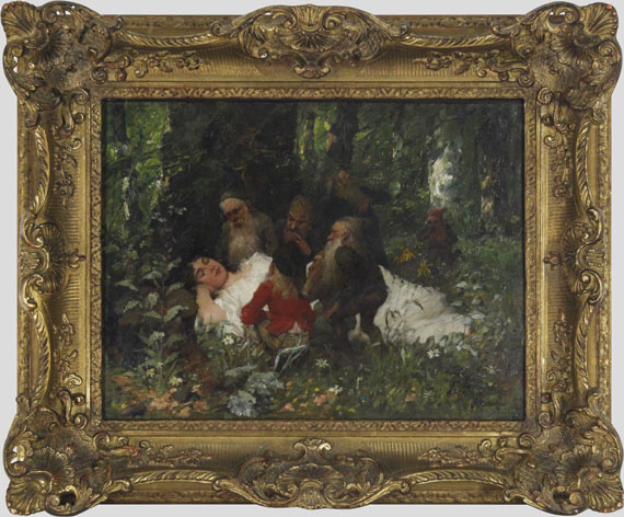 Ferdinand Leeke - Schneewittchen - Frame image