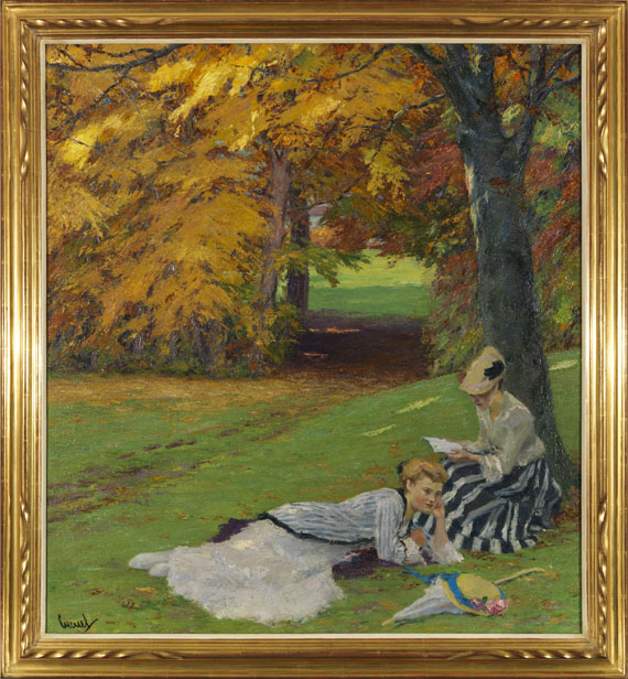 Edward Cucuel - Schöner Herbstnachmittag - Frame image