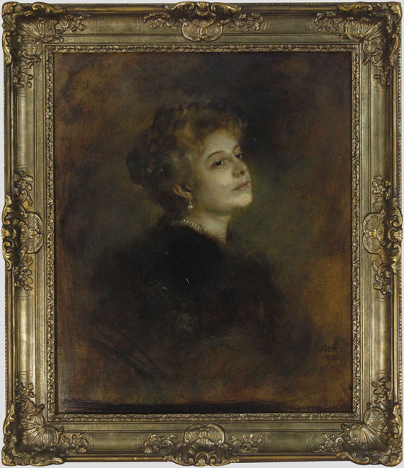 Franz von Lenbach - Lily von Poschinger - Frame image