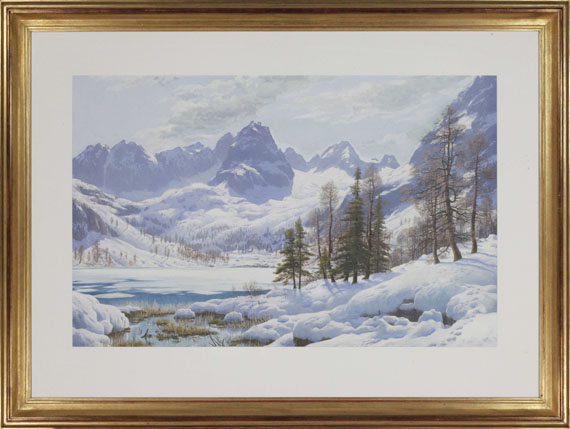 Rudolf Reschreiter - Seebensee bei Ehrwald - Frame image