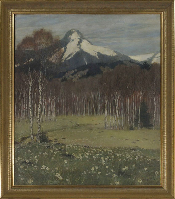 Rudolf Sieck - Vorfrühling in den Vorbergen - Frame image