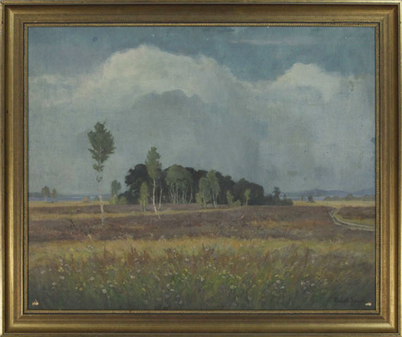 Rudolf Sieck - Im Chiemseemoor - Frame image