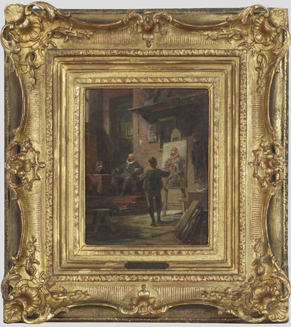 Carl Spitzweg - Der Maler - Frame image