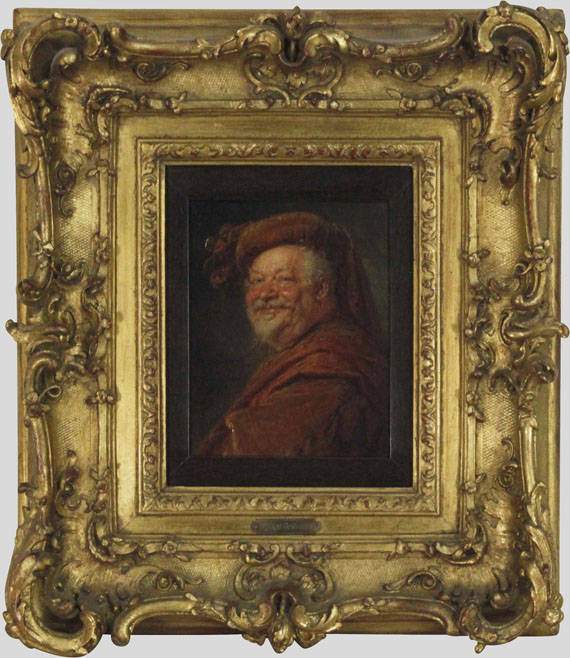 Eduard von Grützner - Falstaff - Frame image