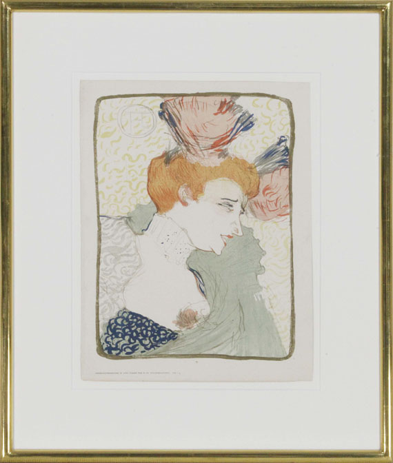 Henri de Toulouse-Lautrec - Mademoiselle Marcelle Lender, en buste - Frame image