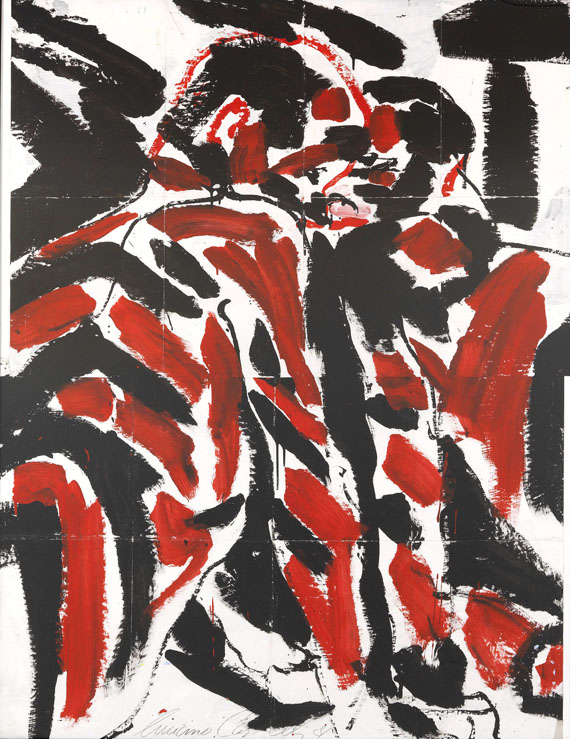 Luciano Castelli - Zebras (Selbstporträt mit Salomé)