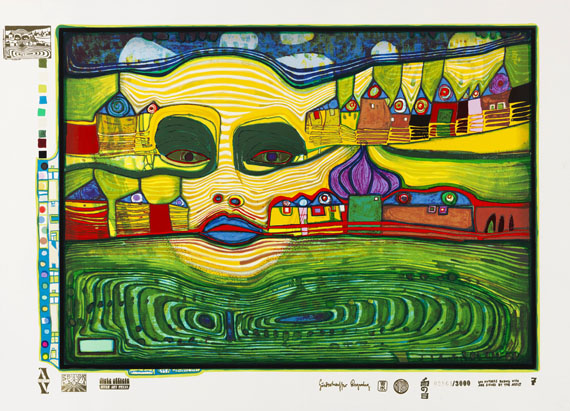 Friedensreich Hundertwasser - Regentag (Look at it on a rainy day) - 