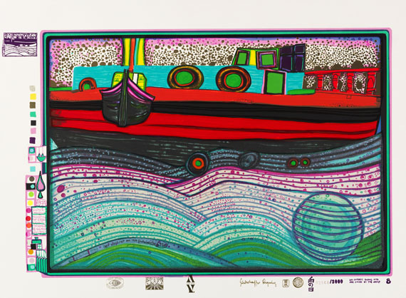 Friedensreich Hundertwasser - Regentag (Look at it on a rainy day) - 