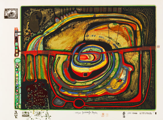 Friedensreich Hundertwasser - Regentag (Look at it on a rainy day) - 